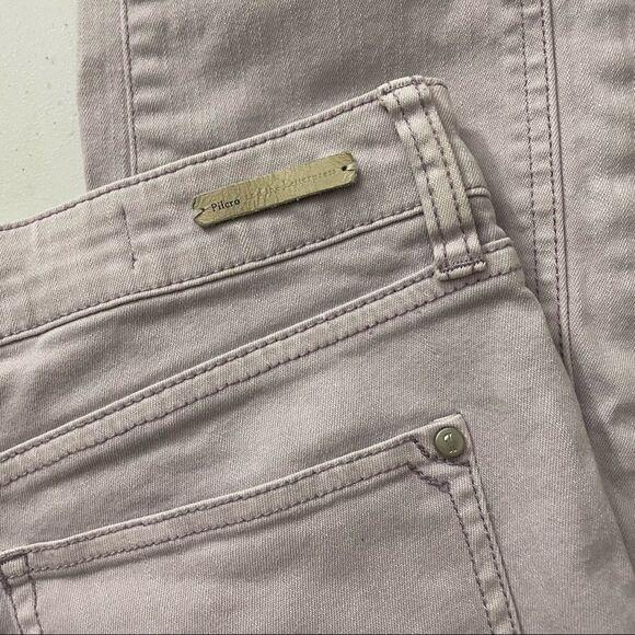 ANTHRO | Pilcro & the Letterpress, stet Fit ankle cropped Jeans lt. purple sz 29 - Picture 4 of 10